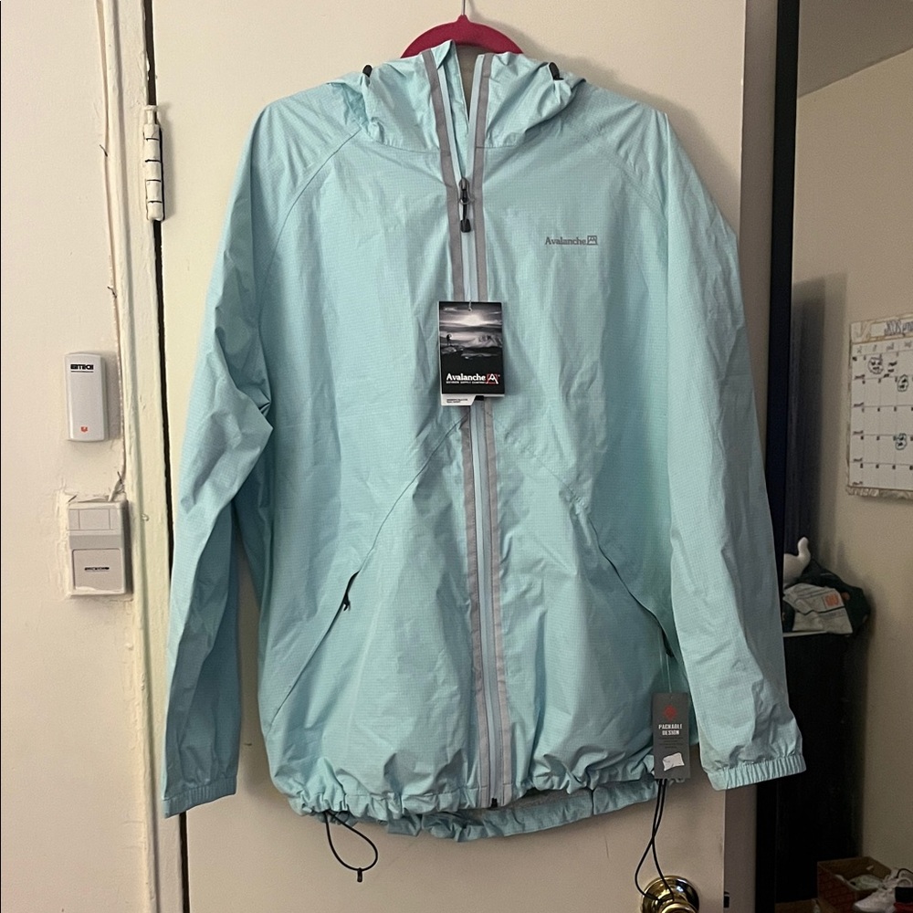 Avalanche Light Blue Hooded Jacket